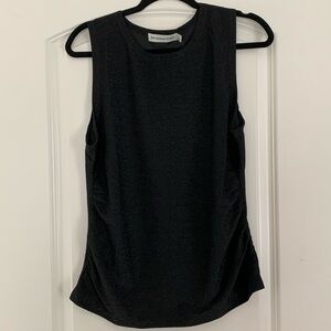 NWOT Rebecca Minkoff Sleeveless Shimmery Black Shirt